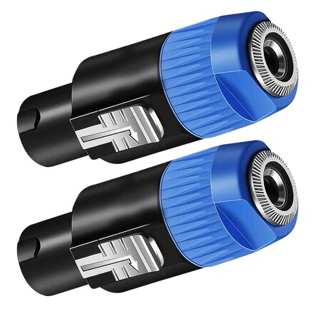 5 Core 5 Core Speakon Adapter 2 Pack - High Quality Audio Jack Male Audio Pin - Speaker Adapter Connector SPKN ADP 2PCS